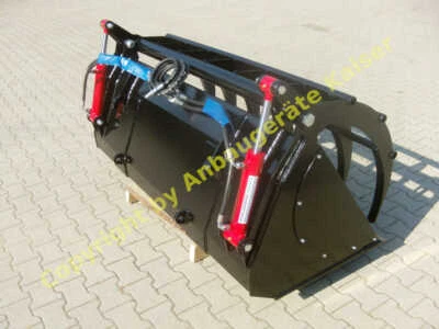 Greiferschaufel Frontladerschaufel mit Niederhalter Siloschaufel div. Breiten - Bild 1 von 4