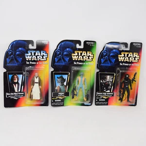 Star Wars POTF Ben Obi Wan Kenobi Greedo Death Star Gunner Modellino Kenner - Foto 1 di 12