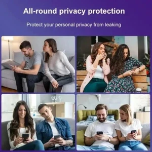PROTECTION VERRE TREMPE X2 VIE PRIVE ANTI ESPION MAT TECHNOLOGIE AVANCEE IPHONES - Photo 1 sur 19