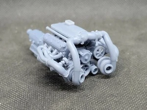 Twin Turbo LSX model engine resin 3D printed 1:24-1:8 scale - Picture 1 of 3
