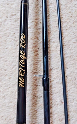 Heritage Rod (USA) 9' Fast Action Fly Fishing Rod #7 + Tube, Trout Grayling - Image 1 of 4