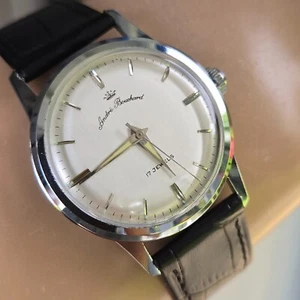 Vintage Andre Bouchard men's manual wind watch ST 92/Enicar 410 swiss 1960s - Picture 1 of 16