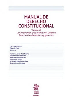 Manual de Derecho Constitucional Vol. 1. NUEVO. Envío URGENTE. DERECHO (IMOSVER) - Imagen 1 de 1