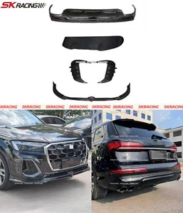 Kits de carrocería de fibra de carbono seca para Audi Q7 2024-2025 alerón superior labio delantero trasero - Imagen 1 de 19