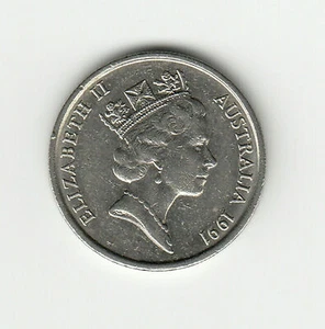 1991 Australian 10 CENT Coin - RARE&VERY LOW MINTAGE in GOOD Cond.-SCARCE COIN⭐️ - Picture 1 of 5