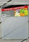 2 Pk Flexible Chopping Mat Kitchen Vegetable Plastic Cutting Board Craft Paint