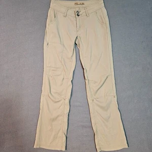 Pantalone Prana Halle donna taglia 00 corto marrone marrone marrone convertibile arrotolabile escursionismo - Foto 1 di 10