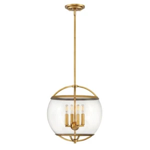 Hinkley Lighting 4 Light Calvin Pendant, Heritage Brass - 3934HB - Picture 1 of 1