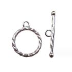 2Pcs Silver Toggle 11.7MM OT Bracelet Durable T-Bar  Jewelry Making
