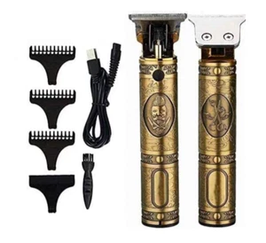 USB Hair Trimmer Cordless Barber Carving Clipper High Power Low Noise Stainless  - Picture 1 of 7