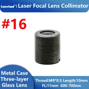 Glass Focal Collimator 635nm 650nm 658nm 660nm 670nm Red Laser Diode M9 - Picture 1 of 10