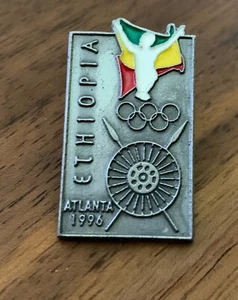 Ethiopia Spear Atlanta 1996 National Olympic Committee NOC Pin - Picture 1 of 1