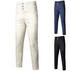 Men's Stylish Gothic Cosplay Pants Vintage Steampunk Victorian Trousers