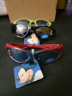 Disney Mickey Mouse Sunglasses Lot of 3 Eye Wear Kids UV Protection Shades - Image 1 of 4