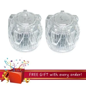 Valterra PF287015, Phoenix Acrylic Clear Knobs, Set Of 2 - Picture 1 of 3