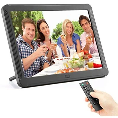 8-inch HD LED Display Smart Photo Frame USB Drive Remote Video Music 30FPS 1080P - Image 1 of 4
