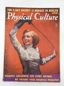 PHYSICAL CULTURE Magazine (January 1939) - Bernarr MacFadden - Vintage fitness - Imagen 1 de 7