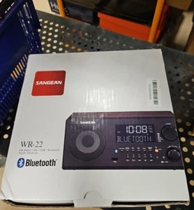 Sangean WR-22WL AM/FM,RDS/Bluetooth/USB Table,Top Digital Tuning Receiver-sw1 - Picture 1 of 7
