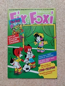 Gevacur Comic - Fix und Foxi 40 - 36.Jahrg / Top Zustand / Z1 / mit Beilage - Picture 1 of 6