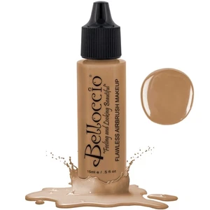New Belloccio Pro Airbrush Makeup LATTE SHADE FOUNDATION Flawless Face Cosmetics - Picture 1 of 5