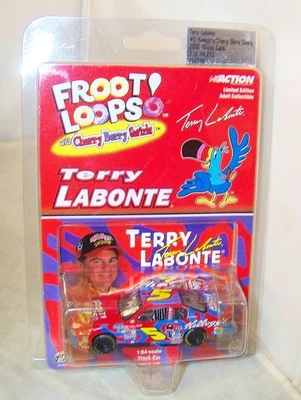 1:64 ACTION 2000 #5 KELLOGGS FROOT LOOPS CHERRY BERRY SWIRLS TERRY LABONTE NIP - Image 1 of 3