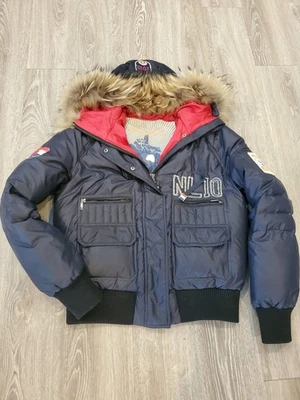 РЕДКИЙ 2010 Нидерланды Канада Олимпийских игр пуховик/бомбер пальто L красивый DEKALB  - Изображение 1 из 4