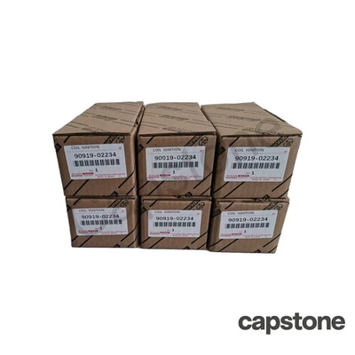 6PC Genuine Igintion Coils for Toyota Lexus 90919-02234 Denso 673-1301 - Image 1 of 4