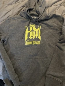 Gray Haunted Mansion Disney Parks Hoodie, EUC, Size Medium - Picture 1 of 4
