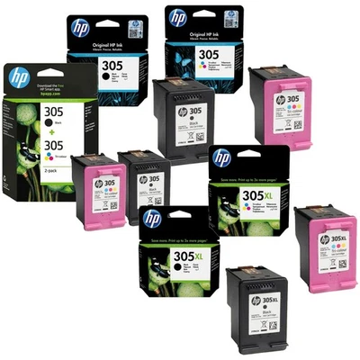 HP 305 Schwarz Farbe Original Druckerpatrone black color  für Deskjet Envy - Bild 1 von 4