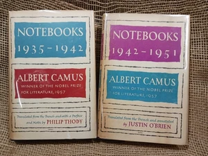 Albert Camus Notebooks First Modern Library Edition 1935-42 and 1942-51 Set Of 2 - Picture 1 of 12