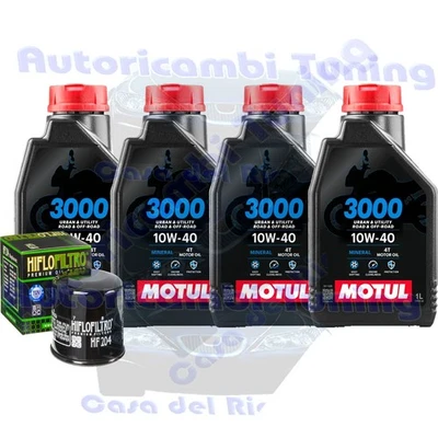 Set Entretien Huile Motul 3000 10W40 pour Honda GL1800 Or Wing SC47 � 2001>2017 - Photo 1/4