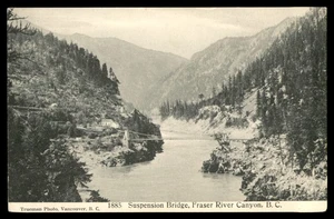 Postal Puente colgante, Fraser River Canyon, B.C. - Imagen 1 de 2