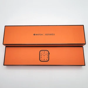 Apple Watch Hermes Series 9 45mm A2984 | Silver Stainless Steel Case | LTE + GPS - Zdjęcie 1 z 6