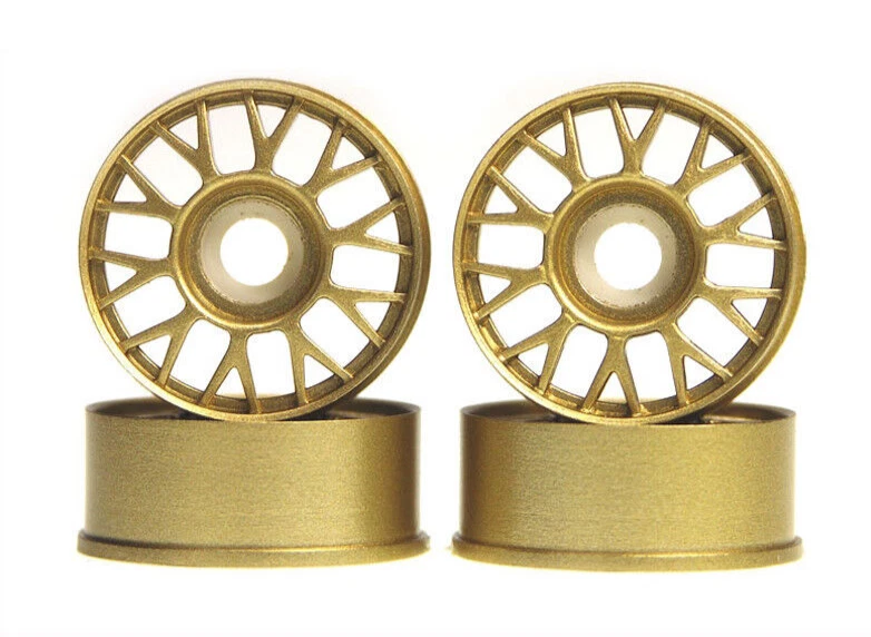 Felge 1:24 BBS gold 8.5mm 4 St Ersatzteil MR-01 MR-02 MR-03 Mini-Z Kyosho MZ14GL - Bild 1 von 1