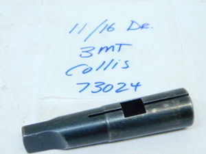 USED COLLIS SPLIT SLEEVE #3MT DRILL DRIVER 11/16"  73024  MT3  .6875 - Picture 1 of 2