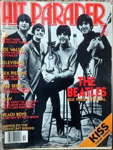 HIT PARADER Magazine October 1977. Beatles, ELP, Television, Sex Pistols, KISS - Picture 1 of 3