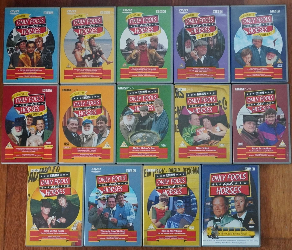 ONLY FOOLS AND HORSES MEGA DVD collection 14x DVDS  cds job lot BULK COMPLETE - Image 1 of 1