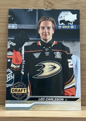 Leo Carlsson 2023-24 Upper Deck Extended Series First Round Draft Rookies - Image 1 of 2
