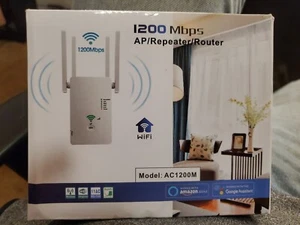 WiFi AP/Repeater/Router Extender 1200mbps Model AC1200M - Picture 1 of 2