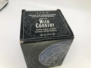 New Avon Around the World Decanter Wild Country After Shave Lotion 3.4oz - Picture 1 of 2