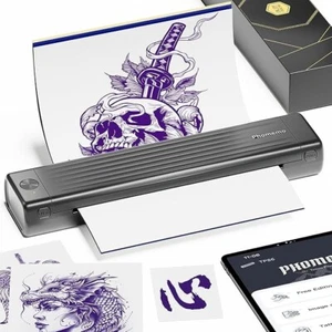 Phomemo TP86 Wireless Tattoo Stencil Printer, Bluetooth Thermal Printer *New - Picture 1 of 6