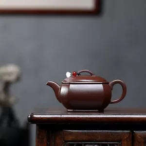 On Sales China Tea Pot 320ml Real Yixing Zisha Purple Grit 10 Infuser Holes Pot - Picture 1 of 10