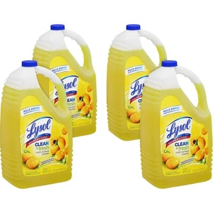 Lysol Multi-Surface Cleaner 144oz 4/CT Lemon and Sunflower 77617CT - Picture 1 of 1