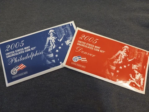 2005 United States Mint Uncirculated Proof Set Philadelphia & Denver Cover