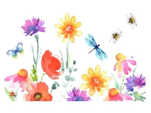 Geschirrtuch Summer Florals Roy Kirkham Baumwolle 70x48 cm - Picture 1 of 1