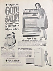 Magazine Advertisement 1965 Hotpoint Appliances 60th Anniversary Sale
