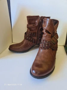 Braune Stiefeletten von Graceland (Deichmann) Gr.42, nie getragen - Bild 1 von 5