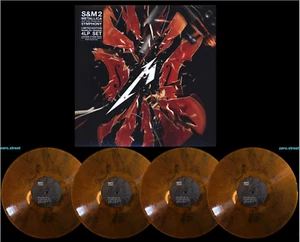 METALLICA & San Francisco Symphony S&M2 4LP on ORANGE MARBLED VINYL New SEALED - Picture 1 of 4