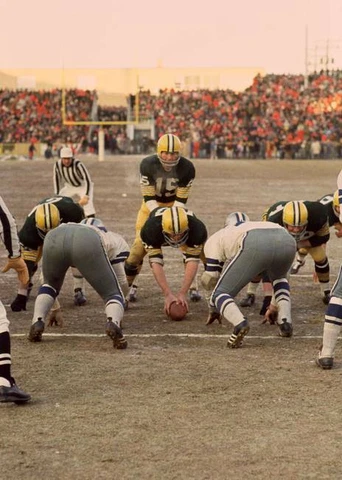 Poster - Bart Starr at the Goal Line Vintage Football Photo, 2 Sizes - Imagekind Cover