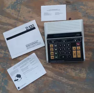 Vintage ROYAL D-120 10 DIGIT BUSINESS DESKTOP Adding Machine CALCULATOR Works - Picture 1 of 10